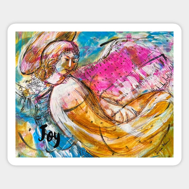 Joy Angel Sticker by dpenn